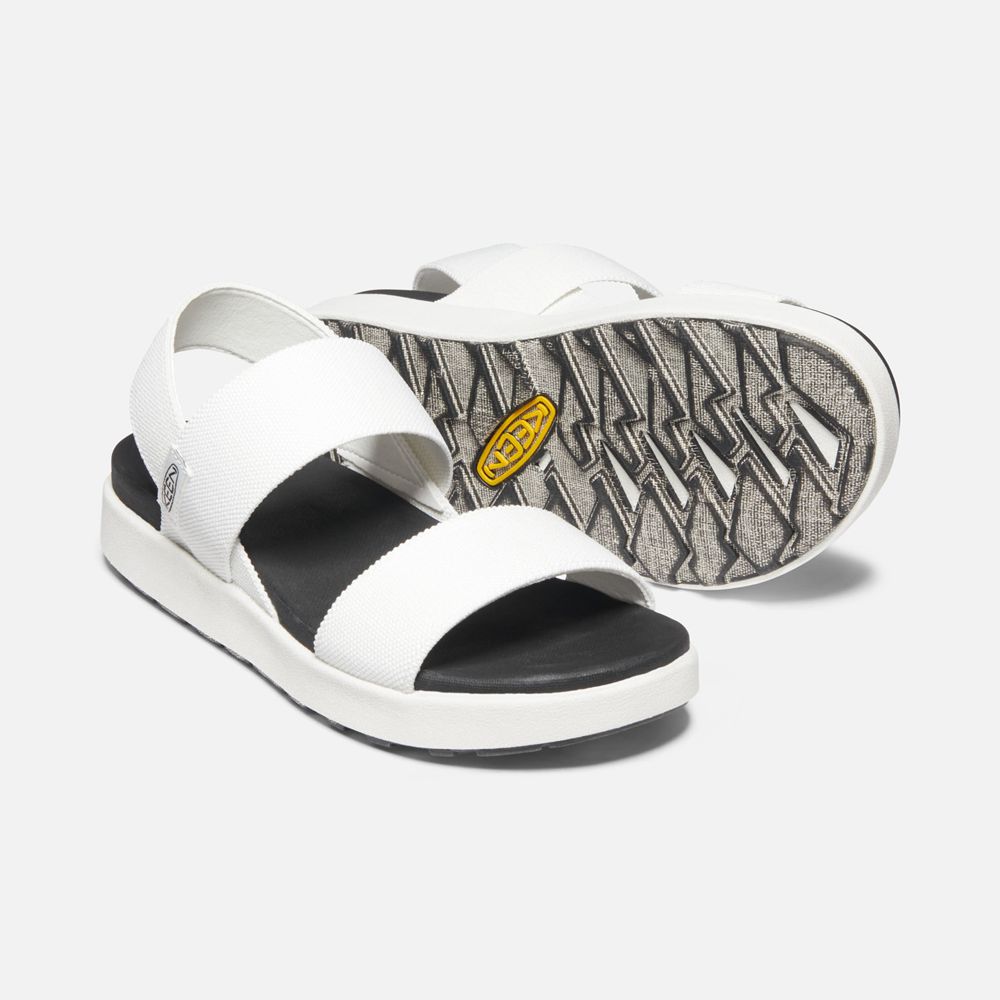 Sandalias de playa Keen Mexico Blancos - Mujer Elle Backstrap - TX4065198